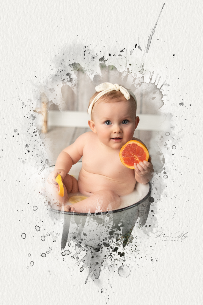 Milchbadshooting Babyfotografie Linz Alberndorf Urfahr Freistadt Perg Wels Steyr