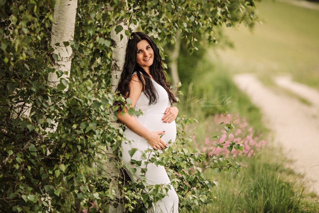 Schwangerschaftsshooting Natur Babyfotograf Fotograf Urfahr Linz Freistadt
