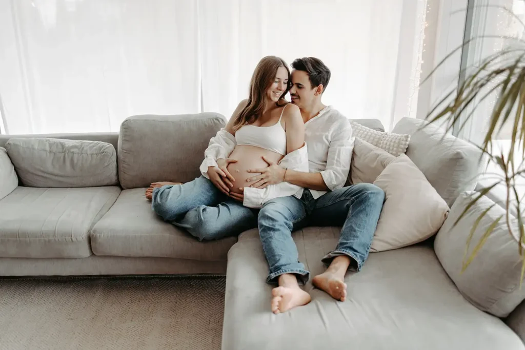 Günstiges Babybauchshooting Linz Urfahr Pöstlingberg Auhof