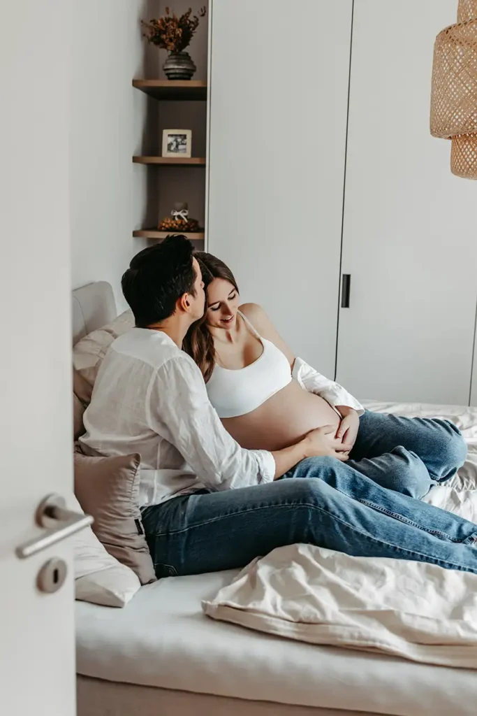 Babyparty Idee, Idee Babyparty, Hebamme, Geschenke zur Geburt Fotoshooting